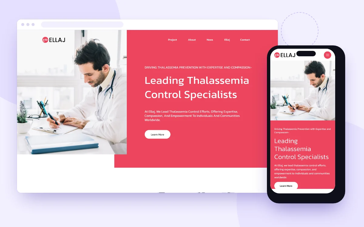Ellaj Thalassemia Foundation website