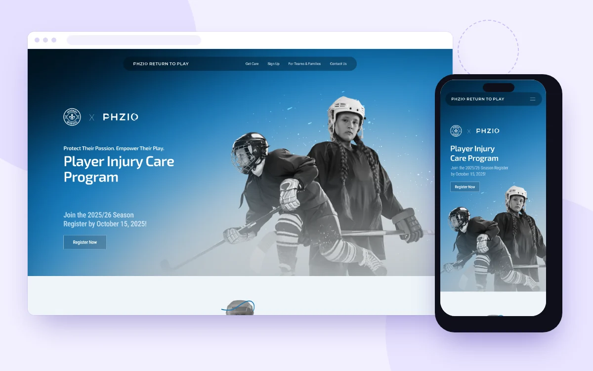 Phzio website